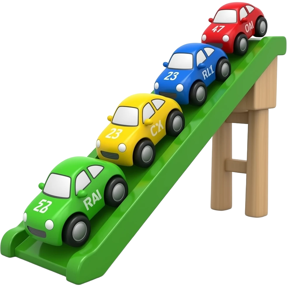 Wheee! 😄 Watch the toys slide down and learn colors as they go! Can you name. emoji