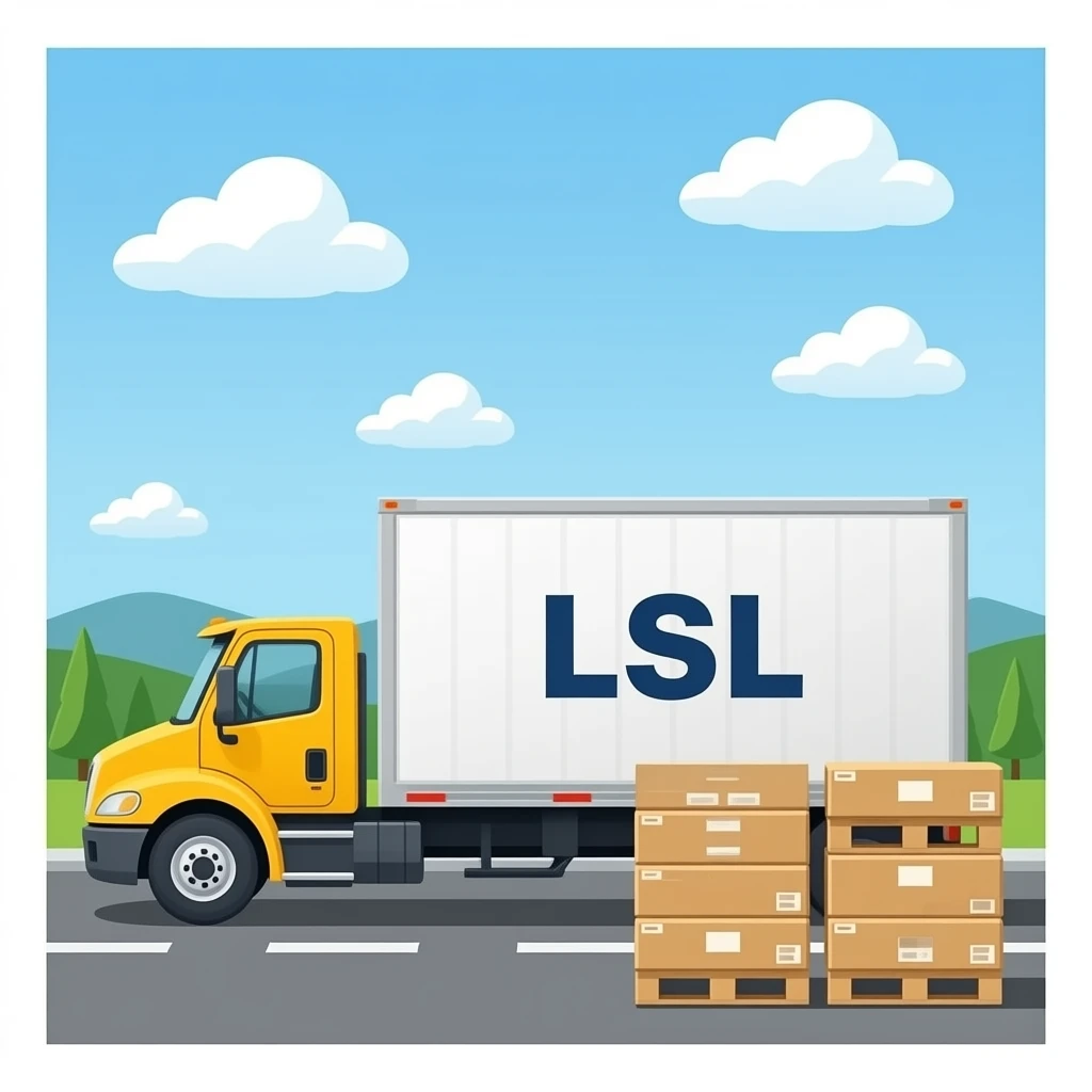 LTL freight service with pallets emoji