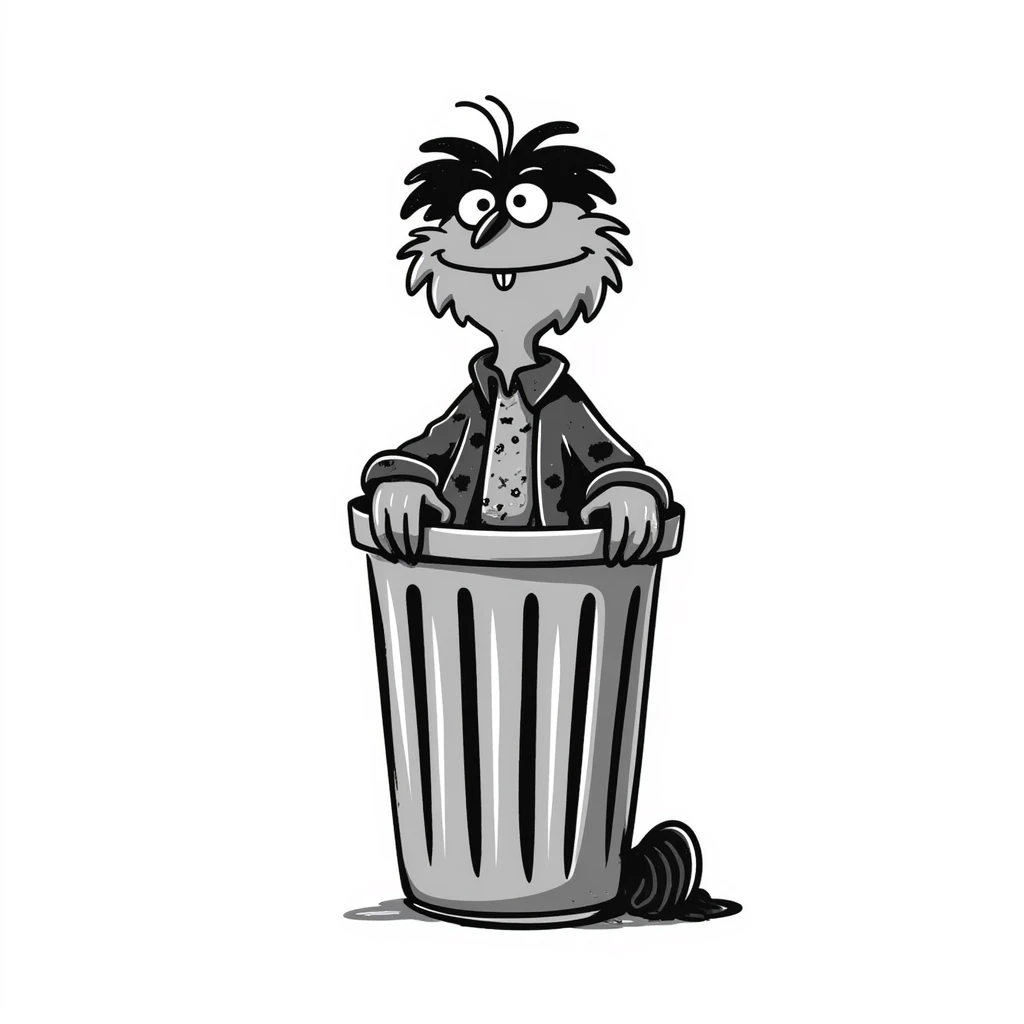 Oscar the Grouch emoji