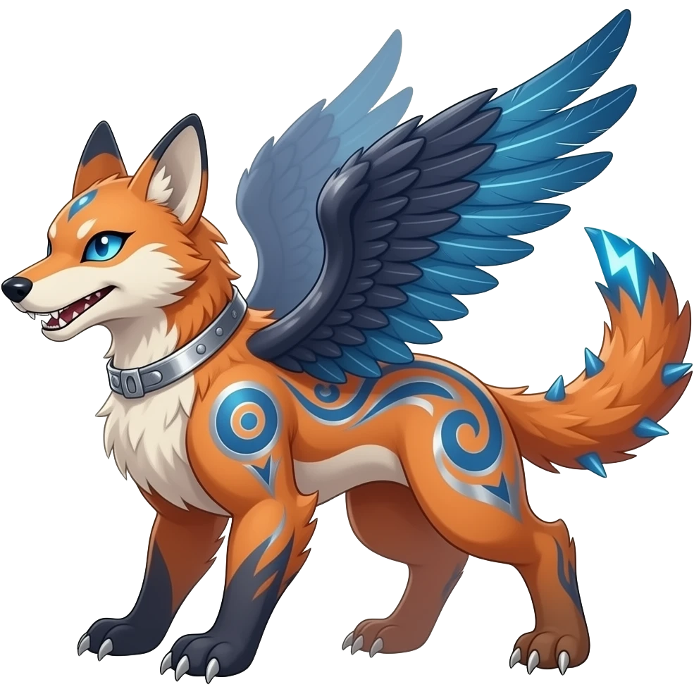 Hyper-realistic cute adorable beautiful elegant Colorful Skilled Adept Graceful Asian Painted Meloetta-Furret-Lycanroc-Zangoose-fusion-hybrid-creature (full body) emoji