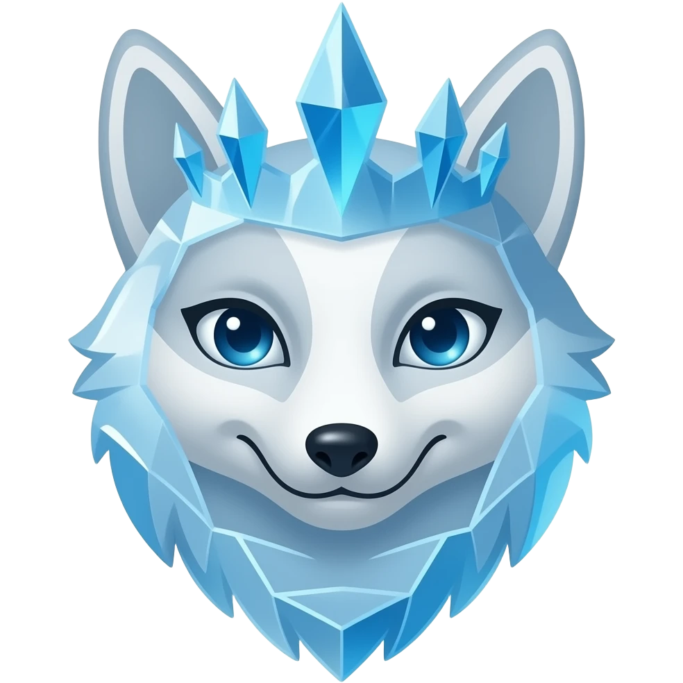 ice shard fox queen emoji