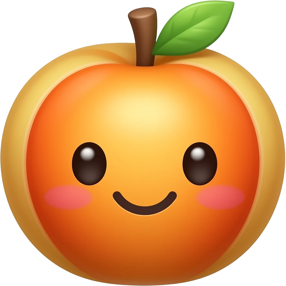 Kawaii fruits emoji