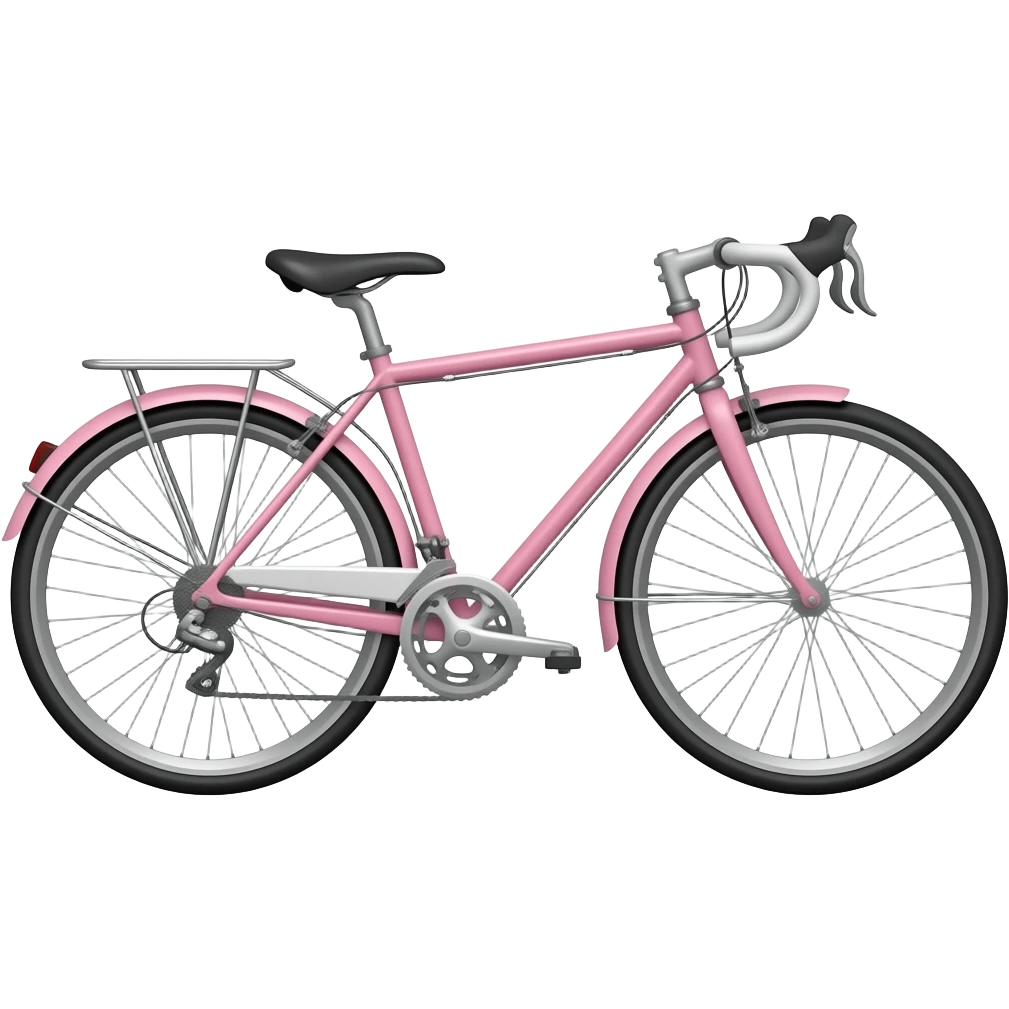 bike pink pastel color emoji