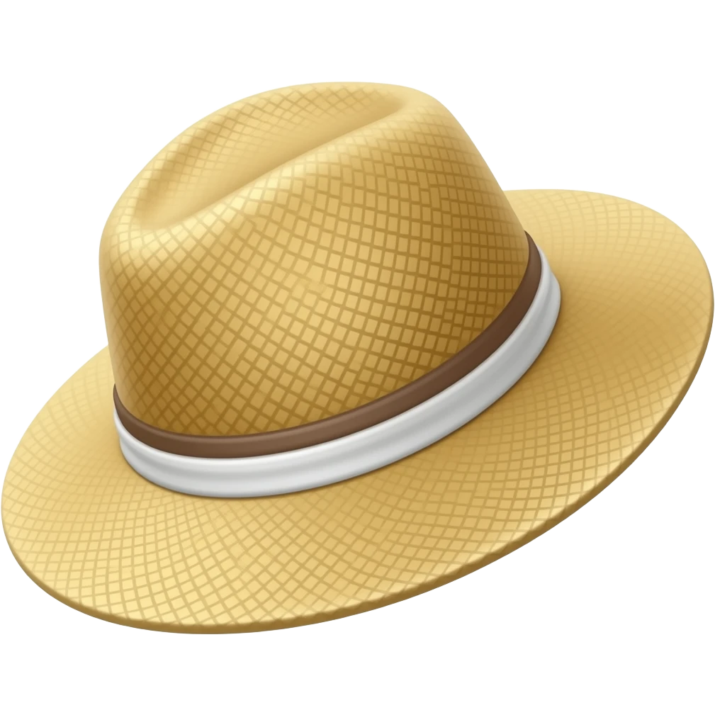 beach hat emoji