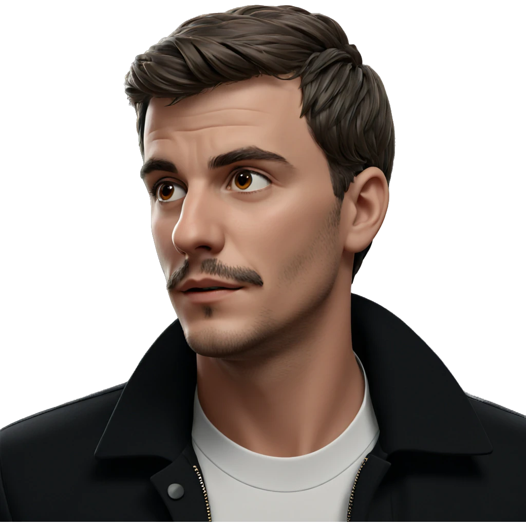 portrait of a stylish man emoji