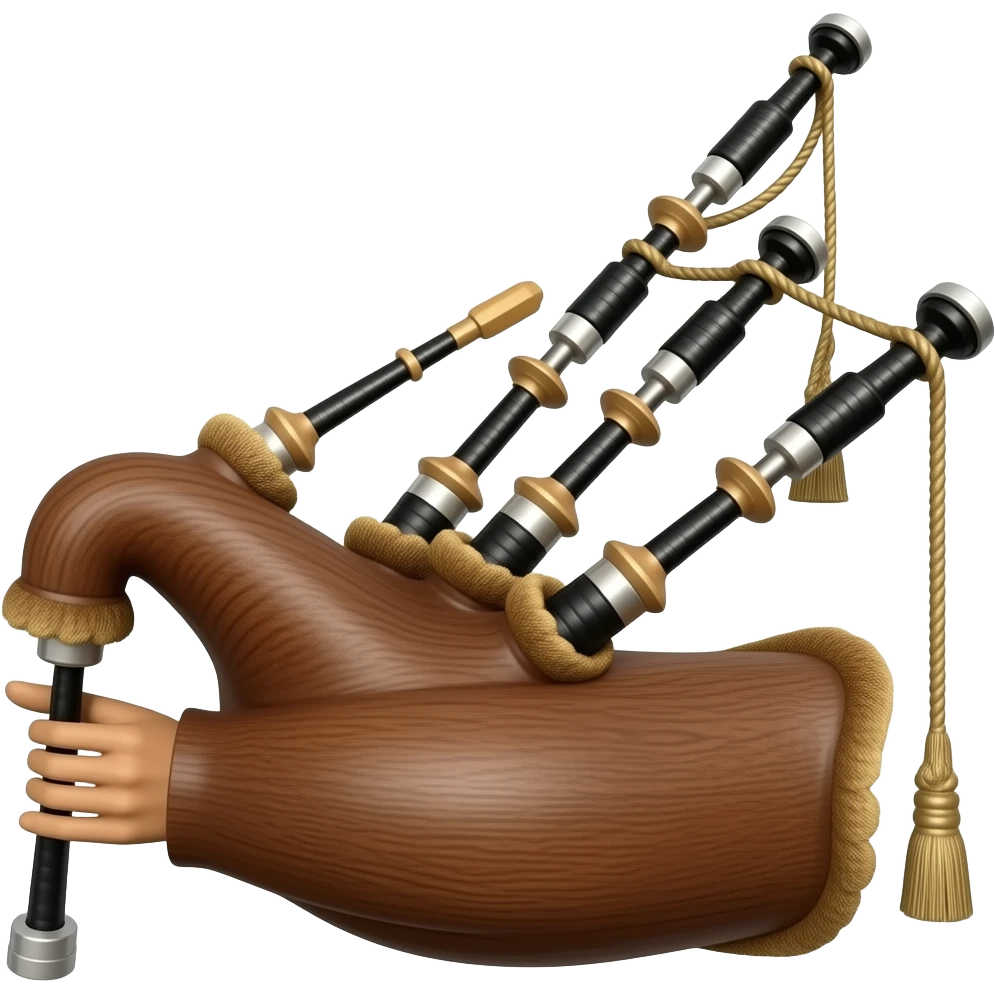 Mighty bagpipe emoji