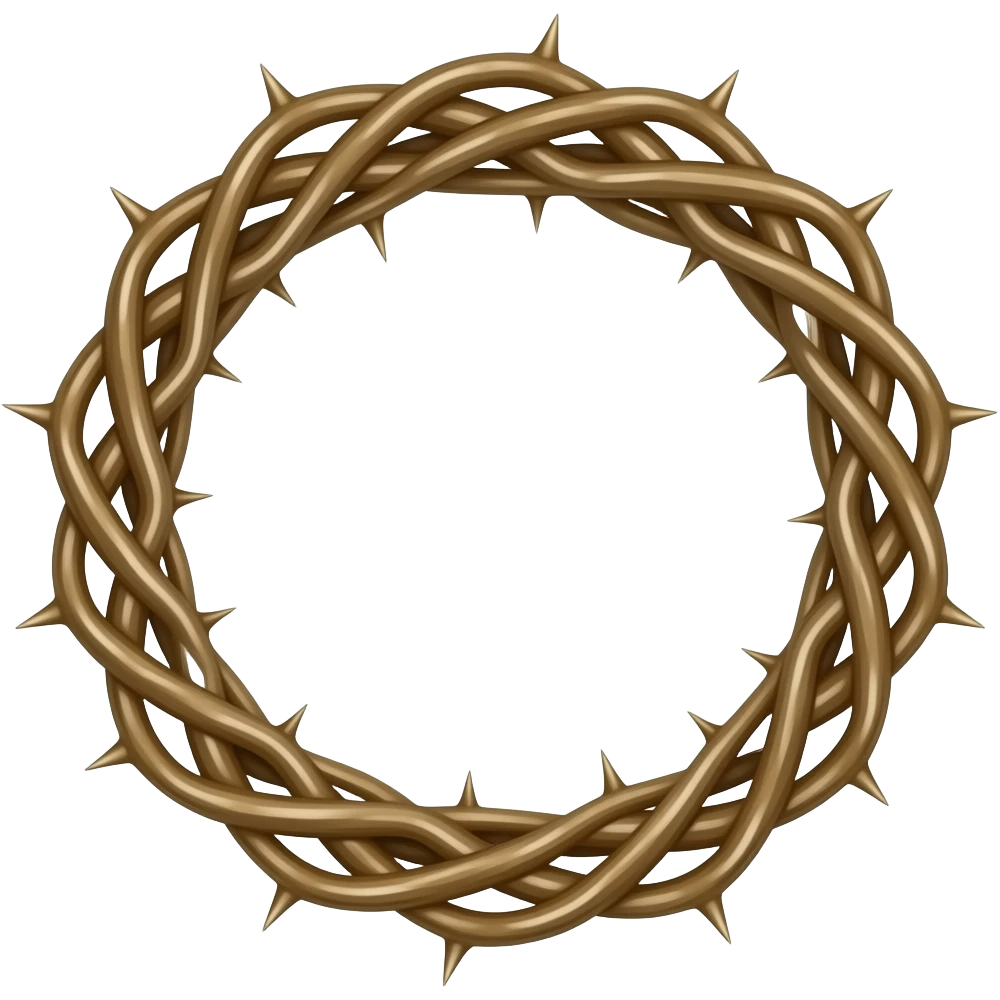 Crown of thorns emoji