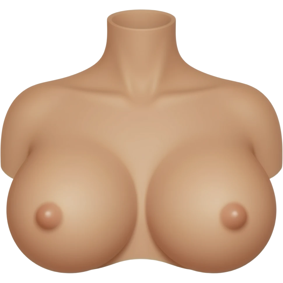 boobies with nipple emoji
