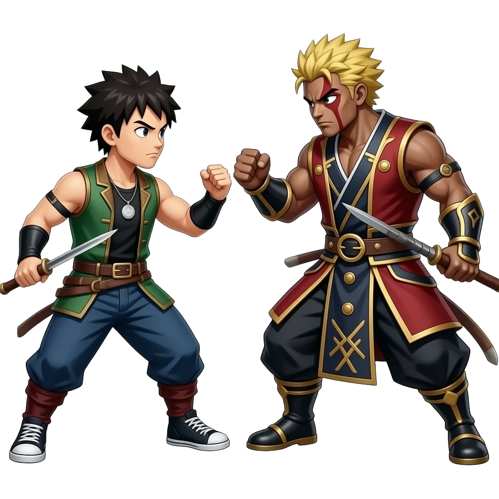Giyu tomioka and muzan kibutsuji fighting emoji