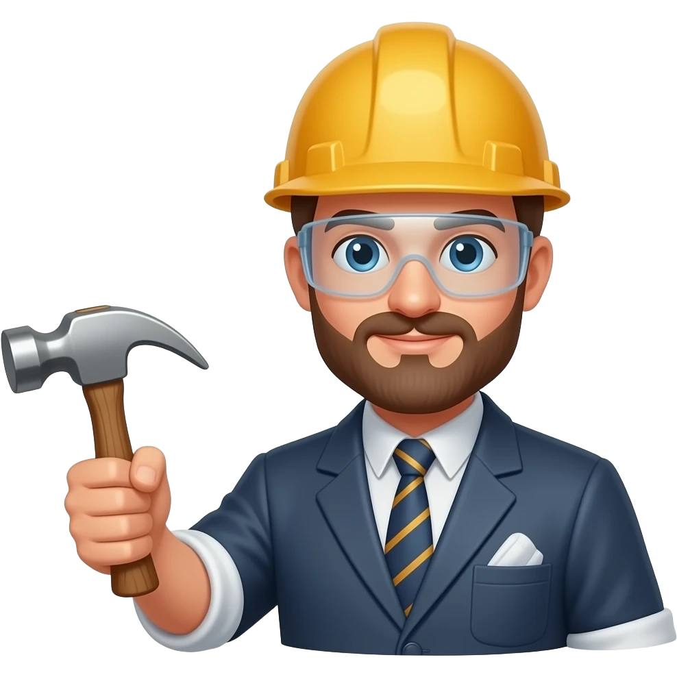 Geologist with a hammer emoji