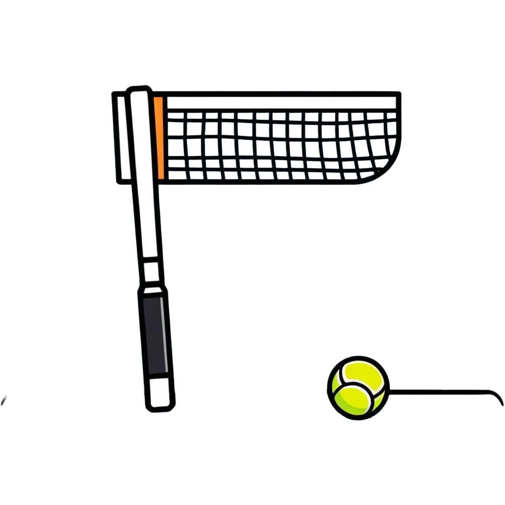 Rainy tennis  emoji