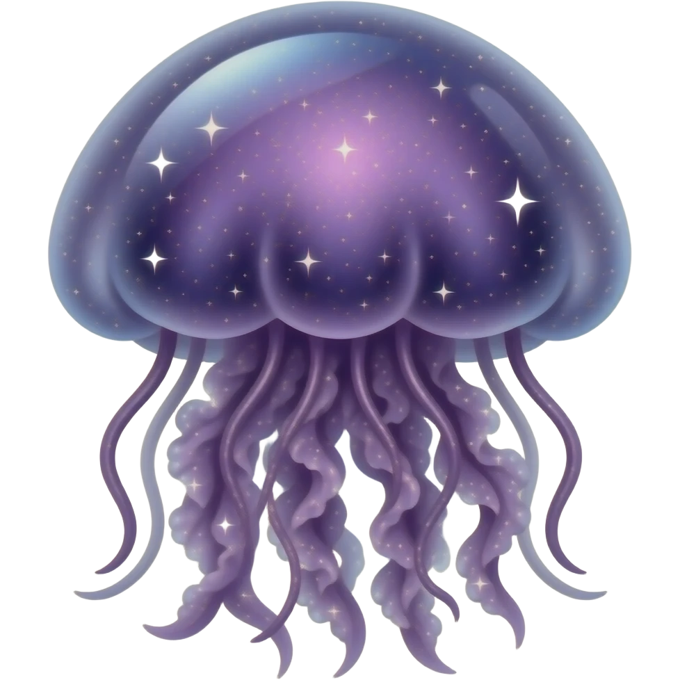 Dark-Purple-Shiny-Gem-Crystal-Glitter-Nebula-Gradient-Sparkle-Stars-Glossy-jellyfish emoji
