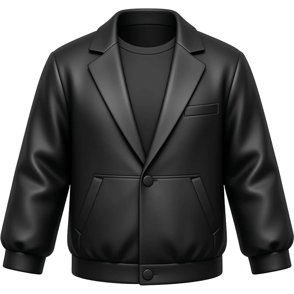 All black outfit emoji