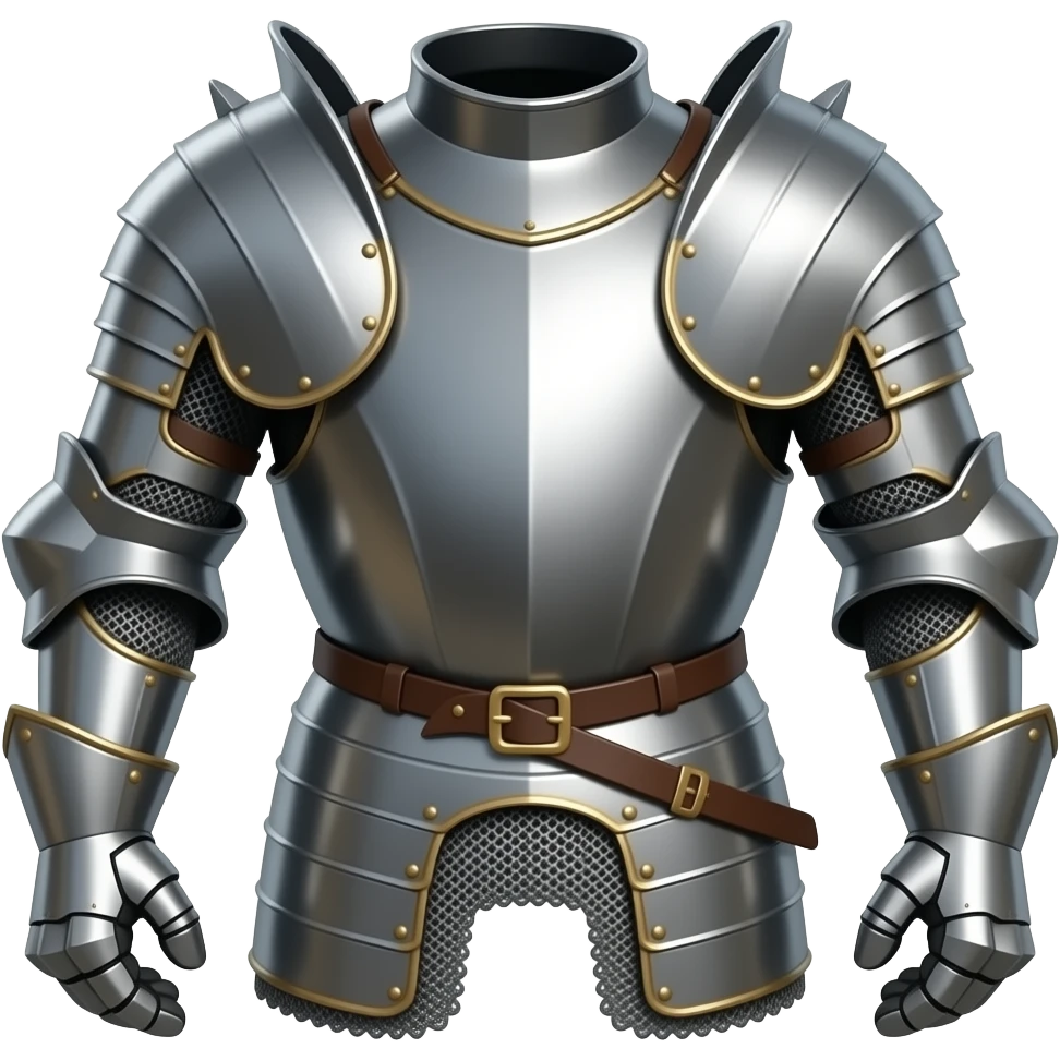 basic suit of knight's armor with nobody in it emoji