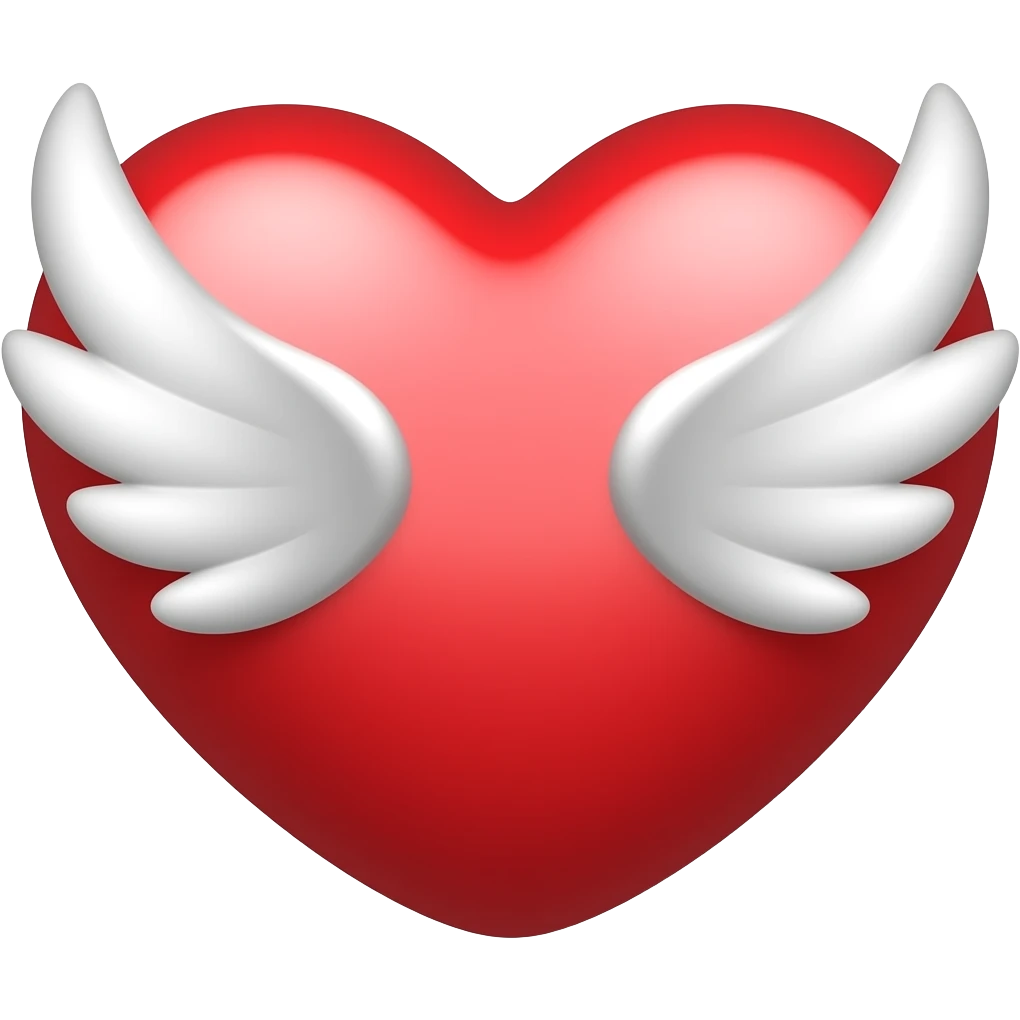 heart wings emoji