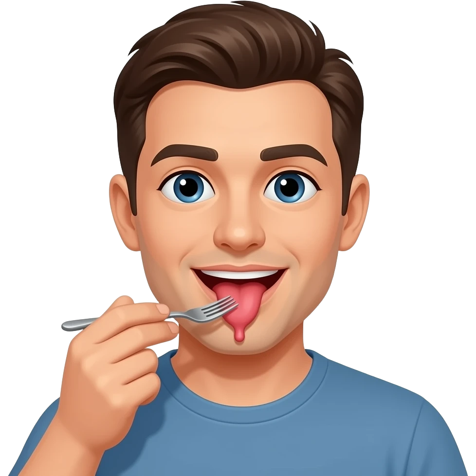 Me eating a vagina emoji