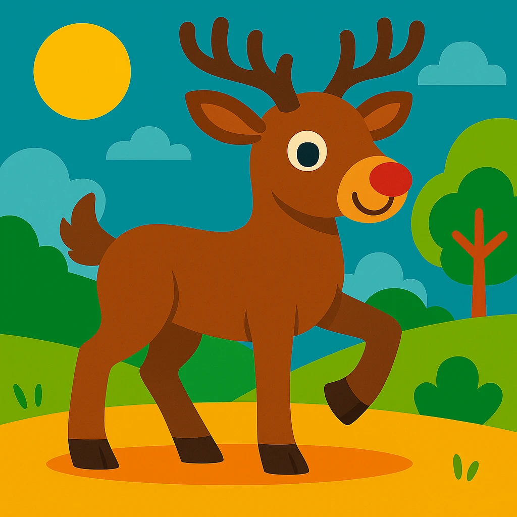 Reindeer emoji