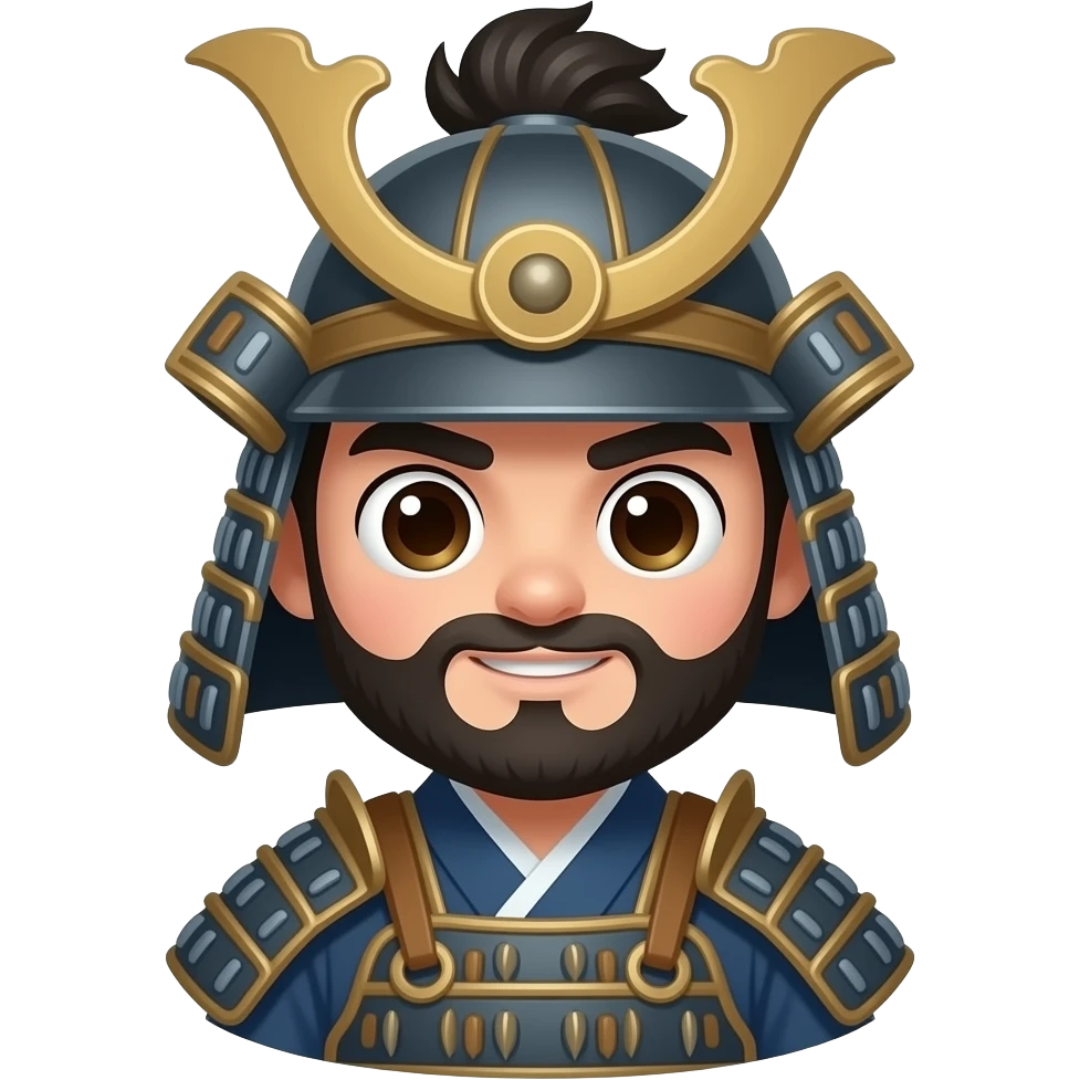 very cute ronin emoji (who looking sideways at you) emoji