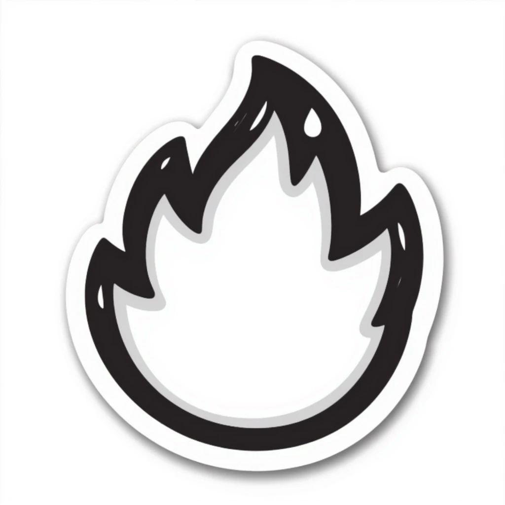 огонь стикер emoji