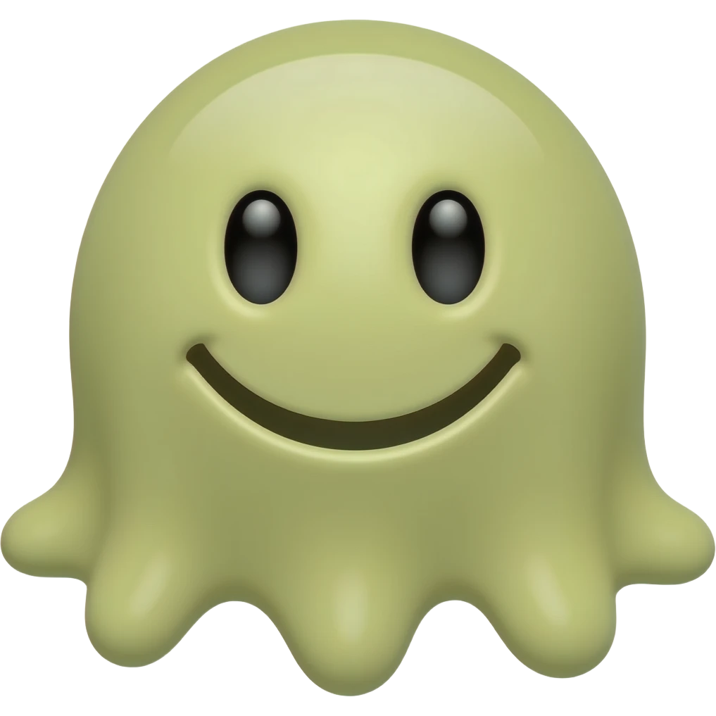 HAPPY FACE SLIME emoji