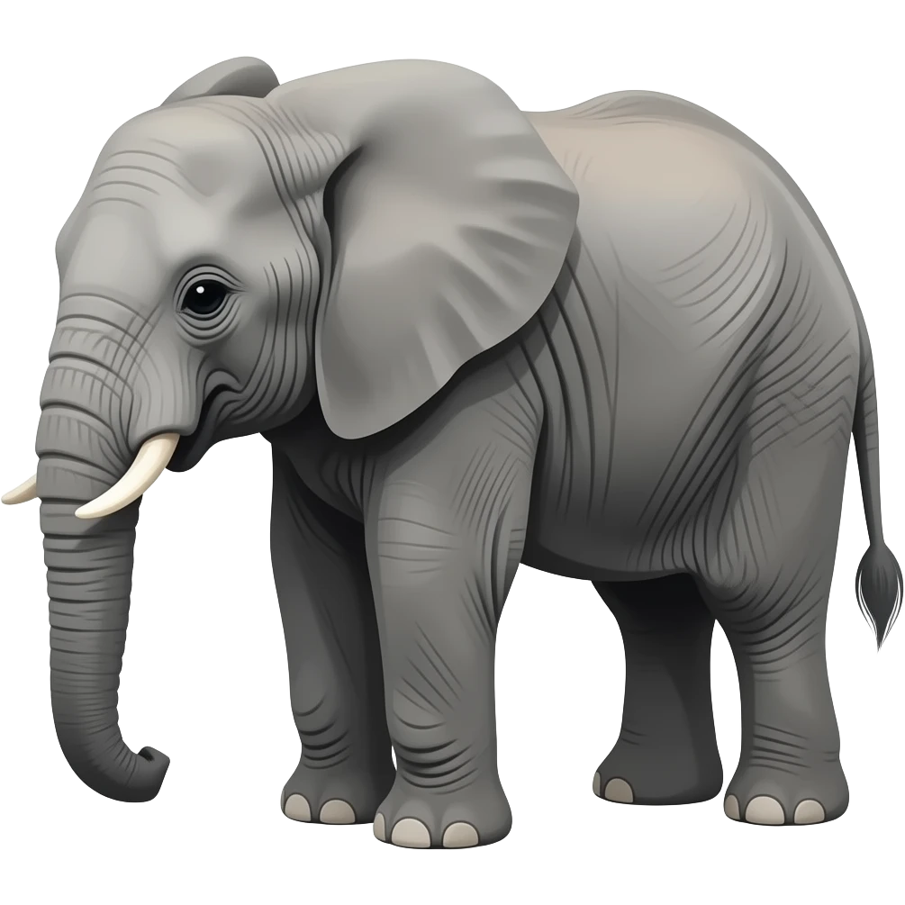 Elephant calf emoji