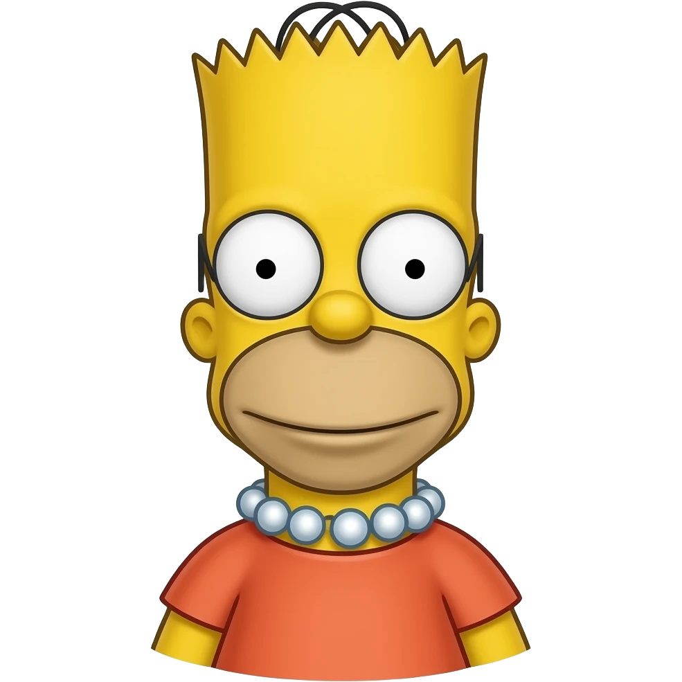 The Simpson Show: Bart Simpson emoji