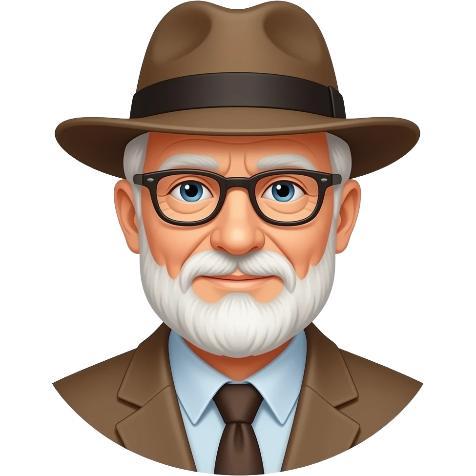 Older GUY with a Hat emoji