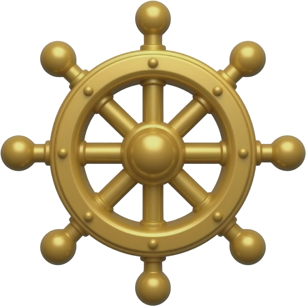 Mahoraga wheel with balls at the tips emoji