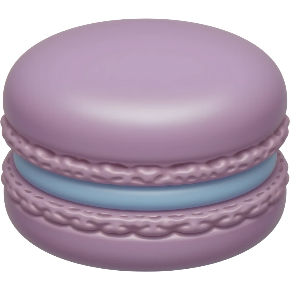 Pink and blue purple macaroons emoji