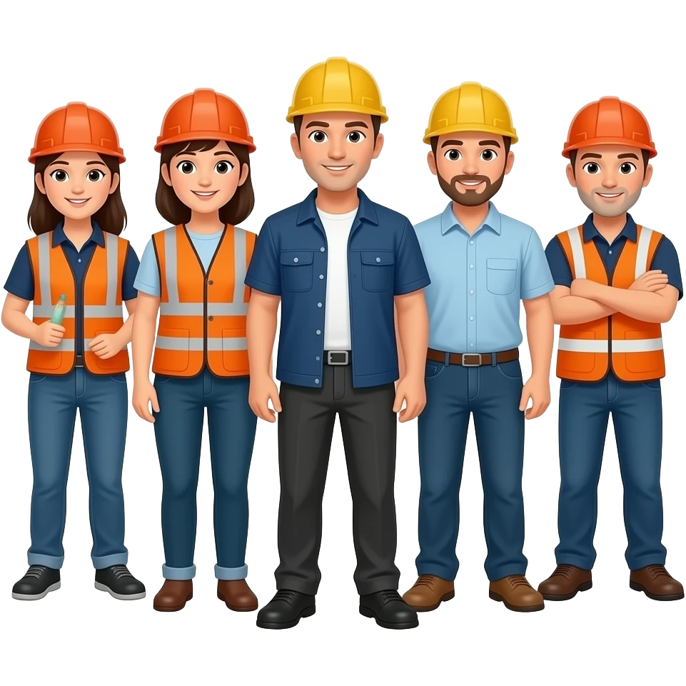 grup de gent treballadora emoji