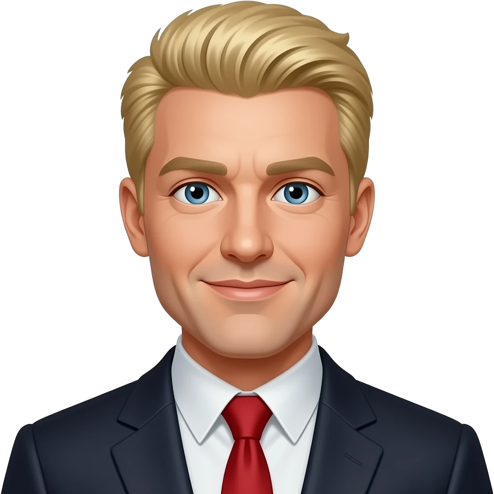 white male flambouyant emoji