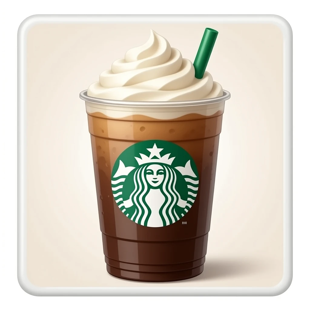 Starbucks drink advert bilboard emoji
