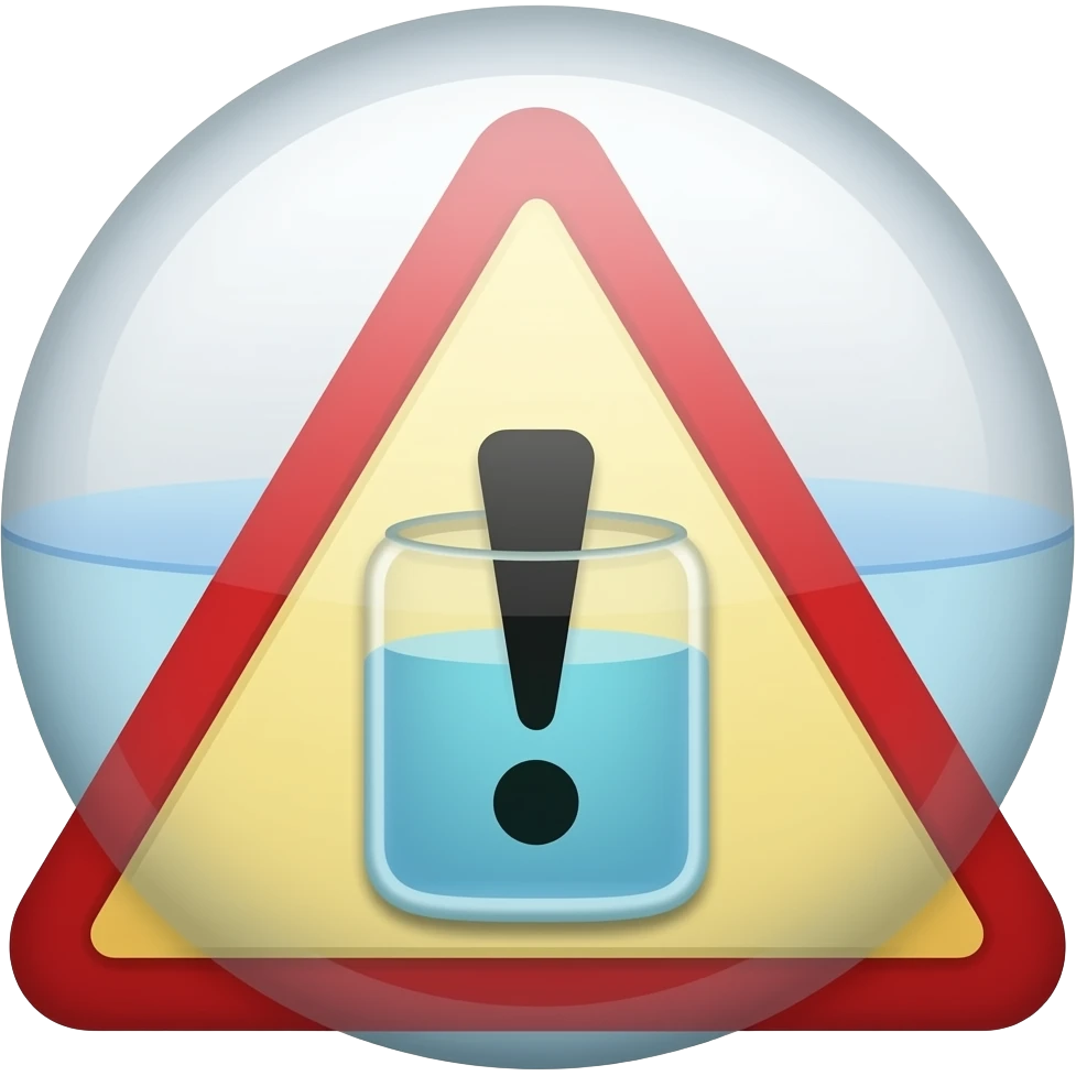 hydrogen monoxide warning sign emoji