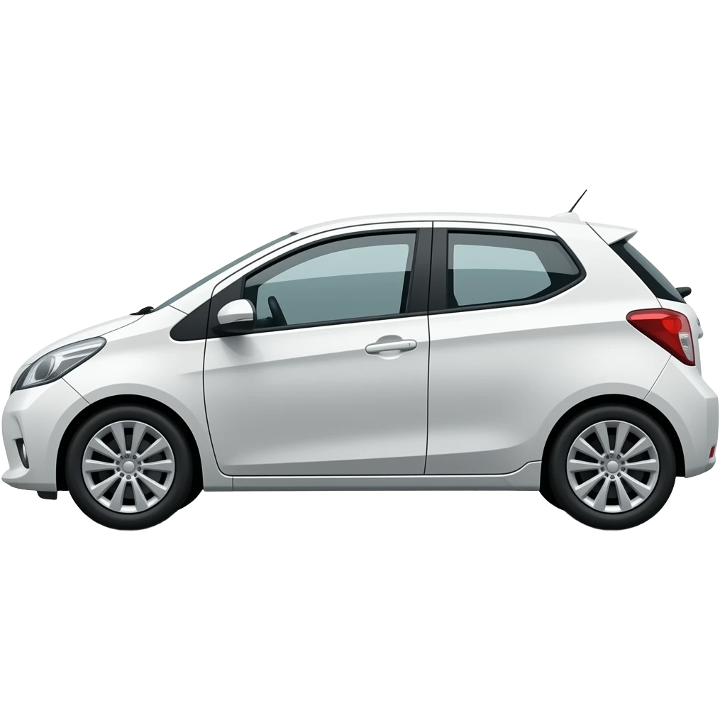 toyota yaris, side view emoji