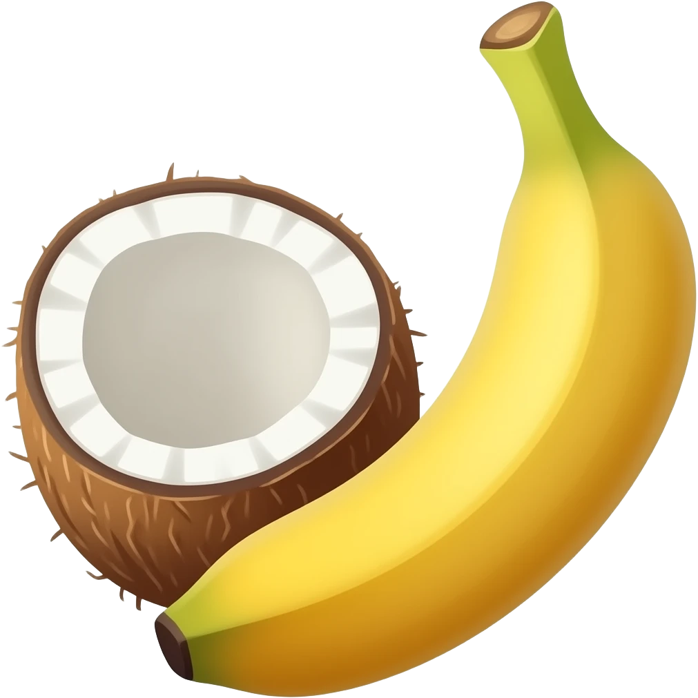 coconut-banana hybrid emoji