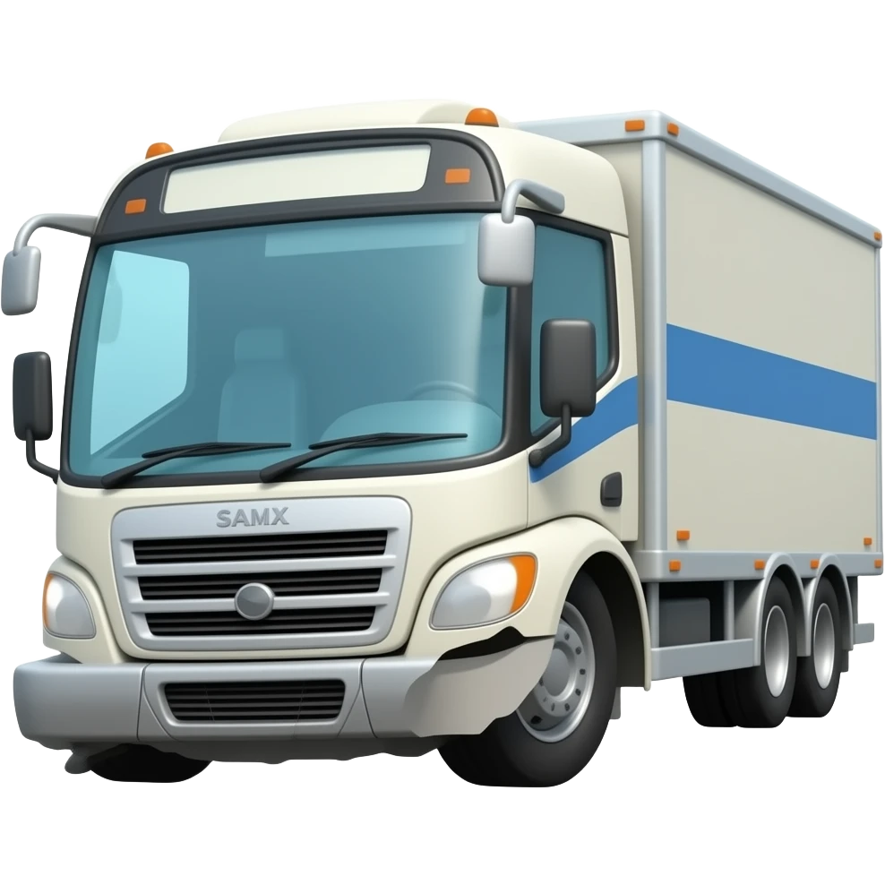 Bus crashing into a  truck emoji