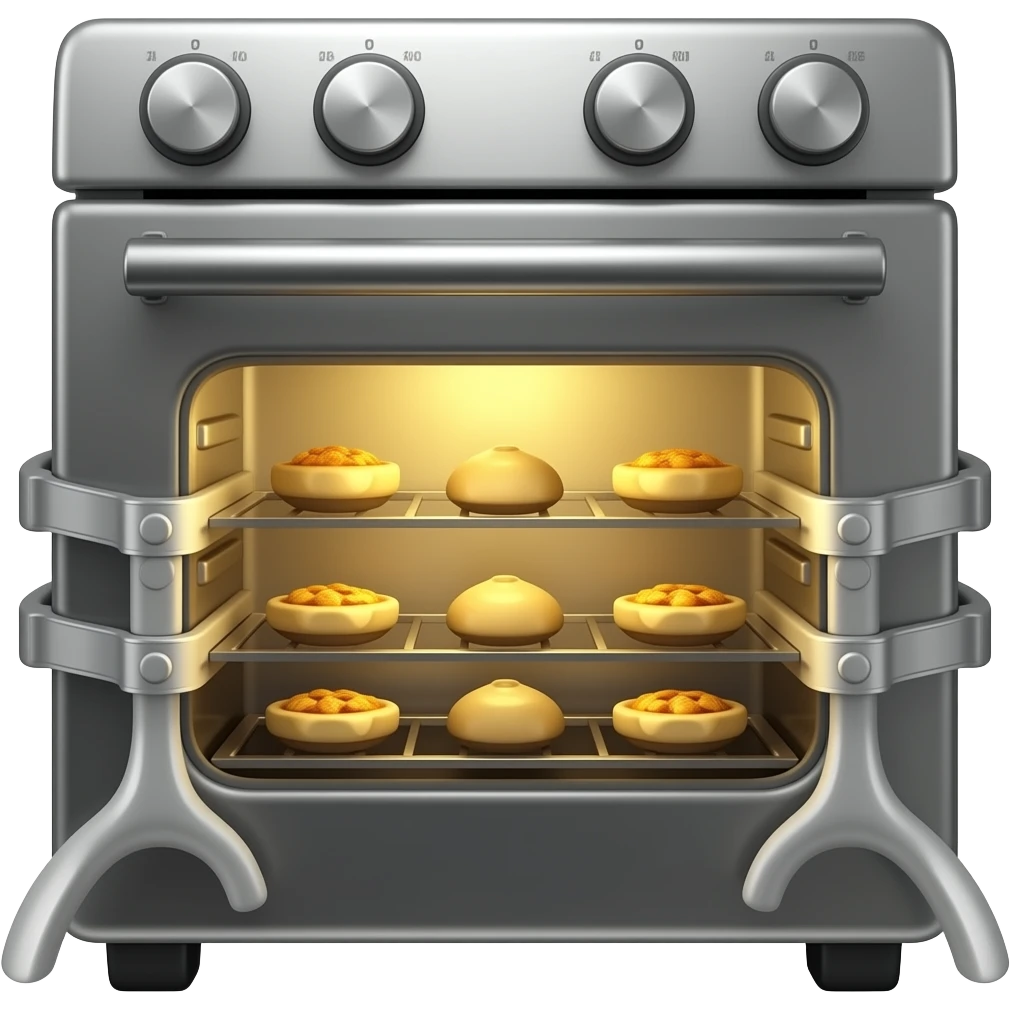 Hot Oven wearing restraints emoji