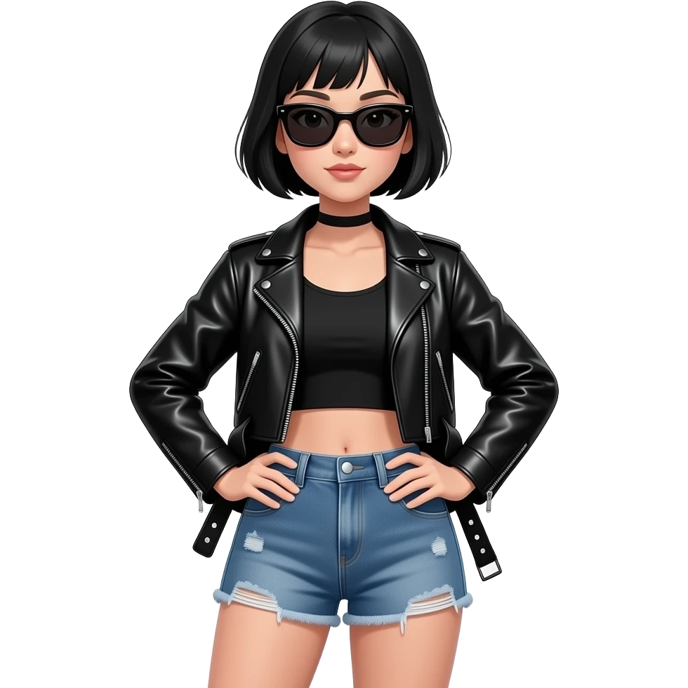 Baddie girl emoji