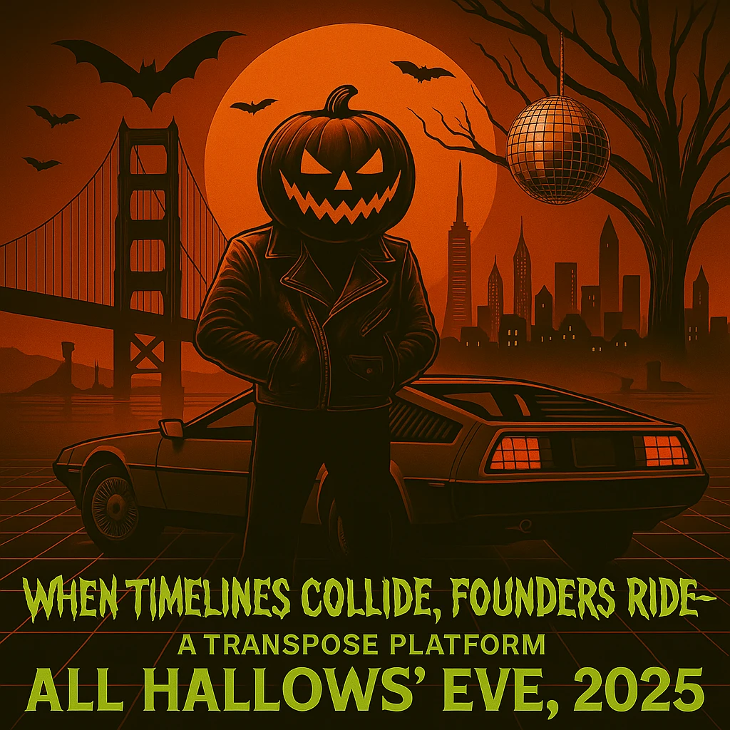 DO NOT CHANGE ANYTHING ELSE JUST MAKE THE FONT FOR WHEN TIMELINES COLLIDE, FOUNDERS RIDE, SPOOKY, RUNNY. KEEP THE SAME SIZE FONT.  emoji