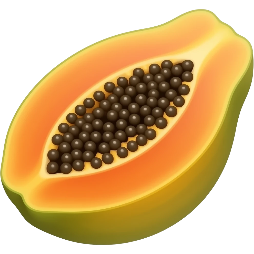 Emojii for use on WhatsApp of papaya emoji