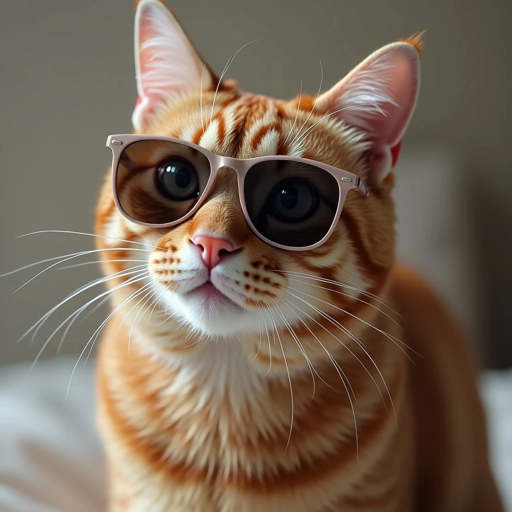 Cat wearing sunglasses emoji