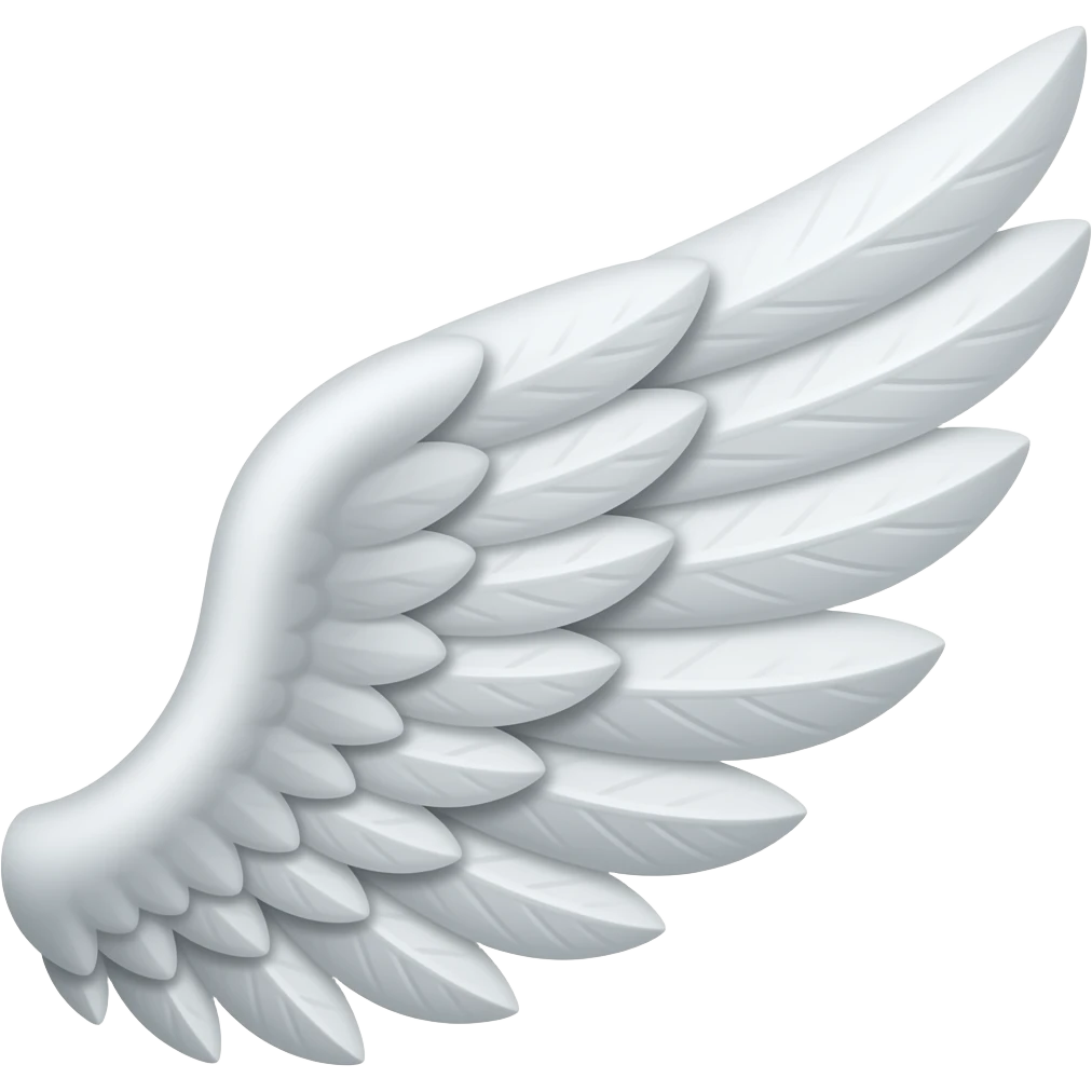 Generate the left side wing emoji as well emoji