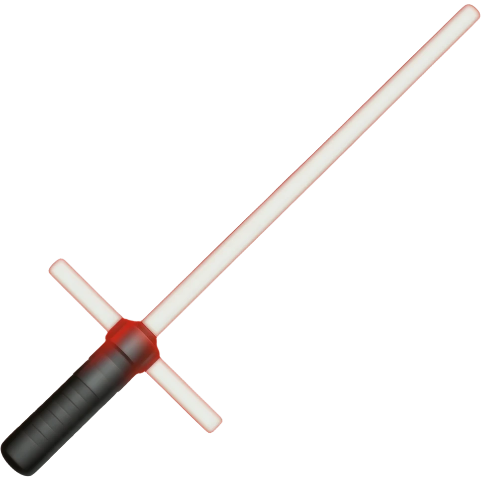red light blade from star wars emoji