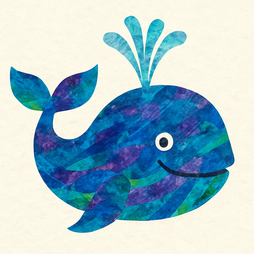 Eric carle whale emoji