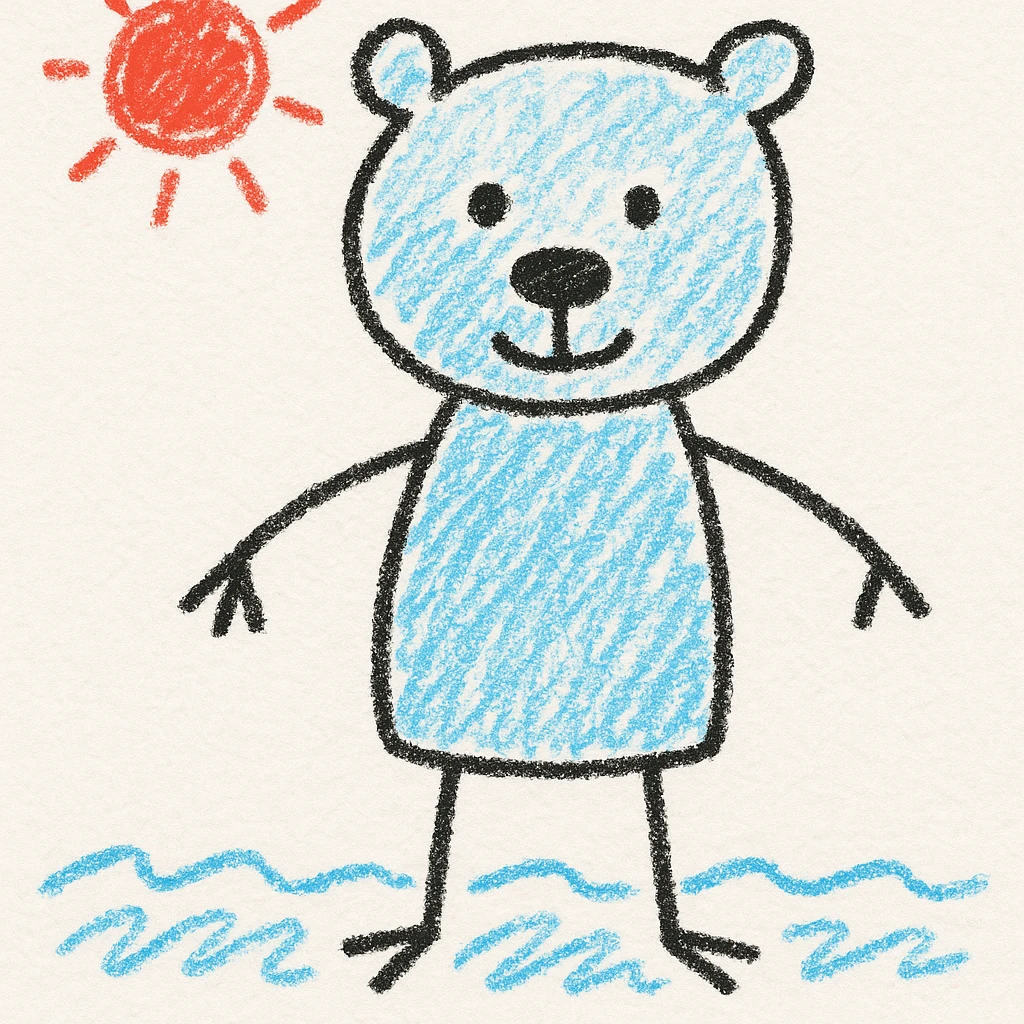 Polar bear emoji