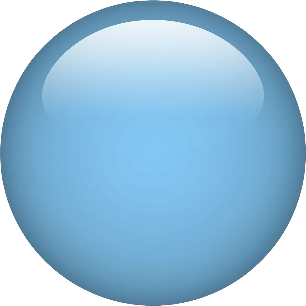 Light Blue Circle emoji
