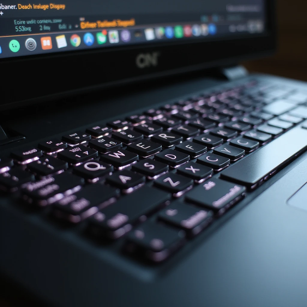 realistic keyboard, transparent background emoji