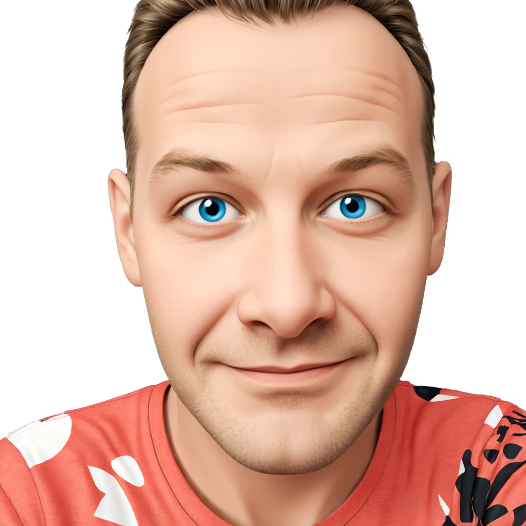 smiling boy with blue eyes emoji