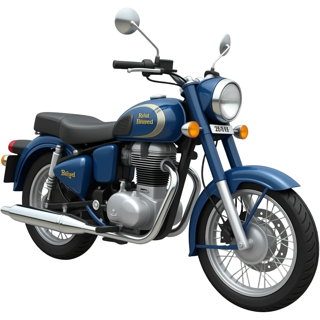 Royal enfield bullet 350 bike emoji