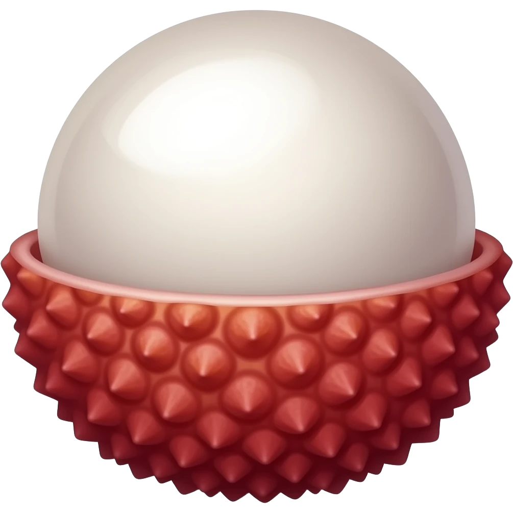 Lychee emoji